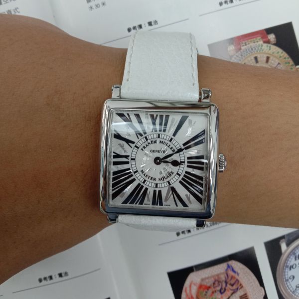 台中元泰流當品 原裝 FRANCK MULLER 法蘭克穆勒 6002 石英 女錶 9成9新 喜歡價可議 ZR520